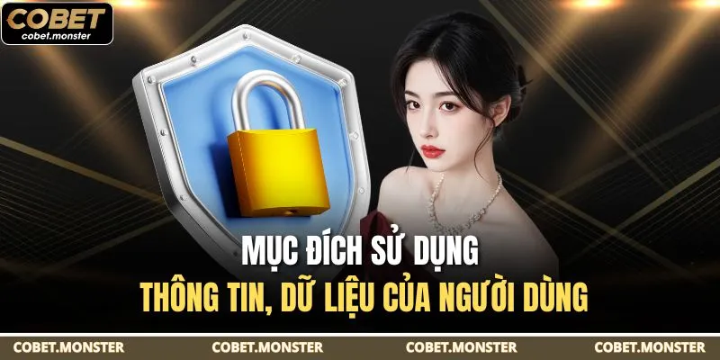 Mục đích sử dụng thông tin, dữ liệu của người dùng
